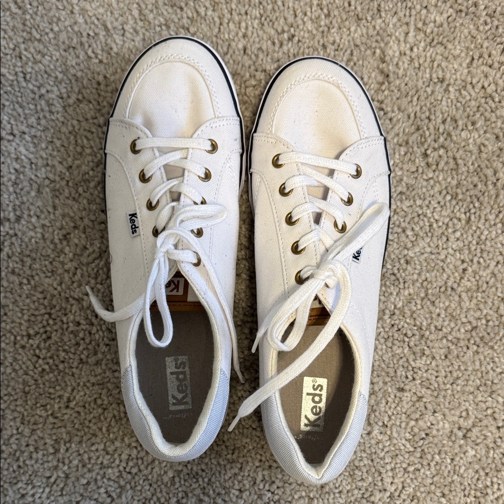 Keds Women's White Athletic Sneakers size 8